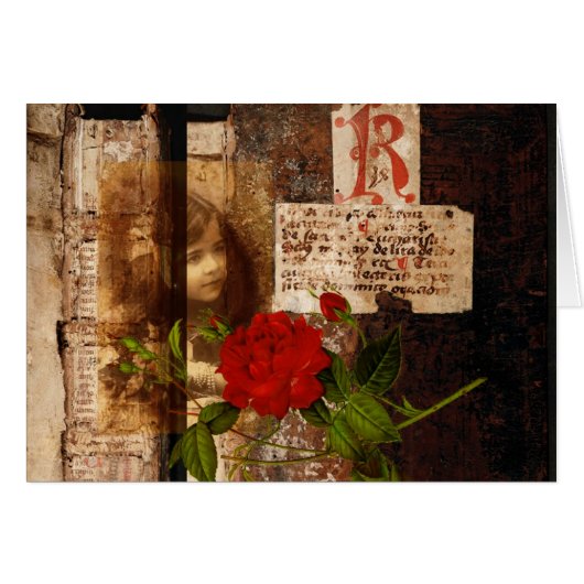 Rose Girl Cards (Front Horizontal)