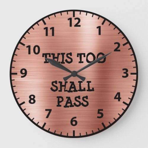 Rose Gold 12 Step Sober Sobriety Recovery Clock
