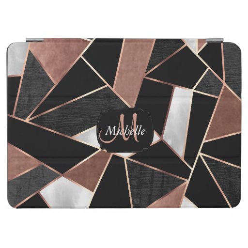 Rose Gold Abstract iPad Air Cover