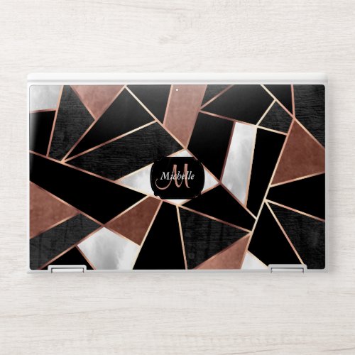 Rose Gold Abstract iPad Mini 4 Case HP Laptop Skin