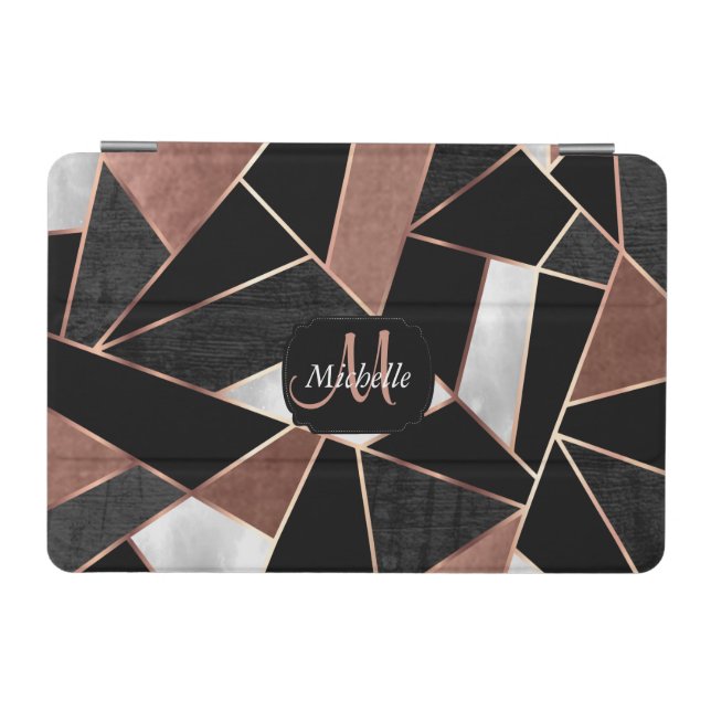 Rose Gold Abstract iPad Mini Cover (Horizontal)