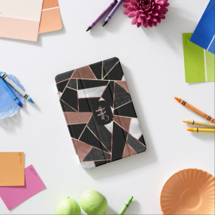 Rose Gold Abstract iPad Mini Cover