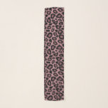 Rose Gold and Black Leopard Print  Scarf<br><div class="desc">🥇AN ORIGINAL COPYRIGHT DESIGN by Donna Siegrist ONLY AVAILABLE ON ZAZZLE! Rose Gold and Black Leopard Print. Available in several colors. ⭐99% of my designs in my store are done in layers. This makes it easy for you to resize and move the graphics and text around so that it will...</div>