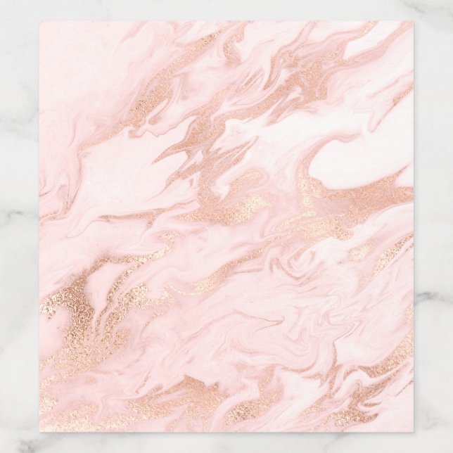 Rose Gold and Blush Envelope Liner (Design)