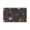 Rose Gold And Dark Charcoal Pet Groomer Paw Print