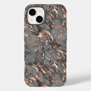 Rose Gold And Gray Case-Mate iPhone 14 Case