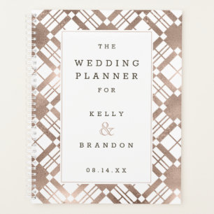 Rose Gold & Any Color Farmhouse Rustic Wedding Planner