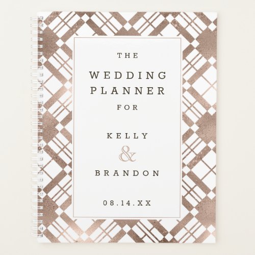 Rose Gold  Any Color Farmhouse Rustic Wedding Planner