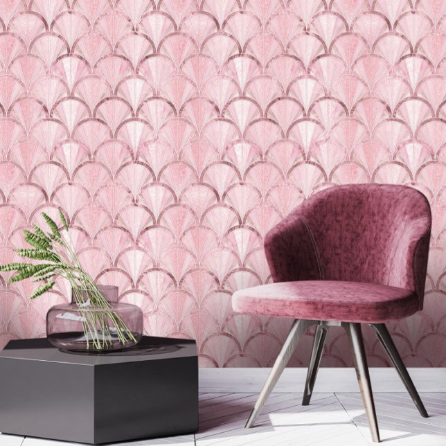 Rose Gold Art Deco Luxury Pattern Wallpaper (Creator Uploaded)