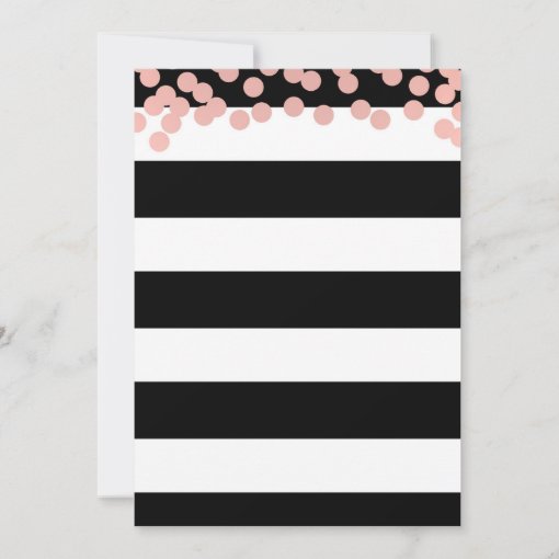 Rose Gold Baby Shower Invitation Zazzle