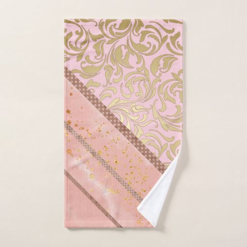 Rose Gold Bath Towel Set Zazzle