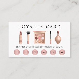 Rose Gold Beauty  Loyalty Card