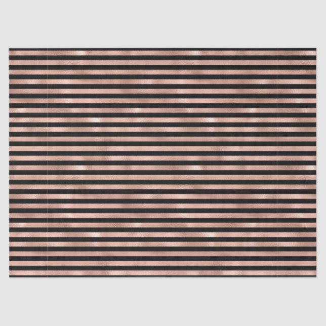 Rose Gold Bee Series Design 16 Tissue Paper (Front)