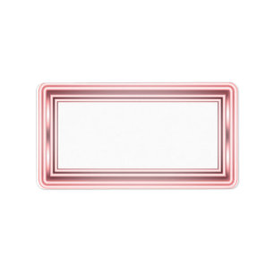 Rose Gold Blank Address Labels