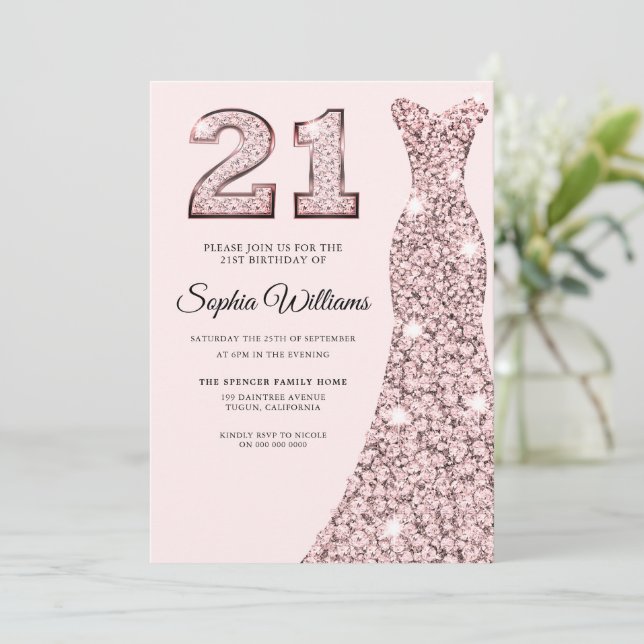rose gold 21st birthday dresses rose gold 21st birthday dresses Ladivine CH189S