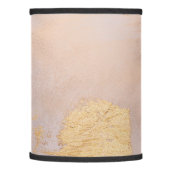Rose Gold Blush and Gold Texture Lamp Shade (Left)