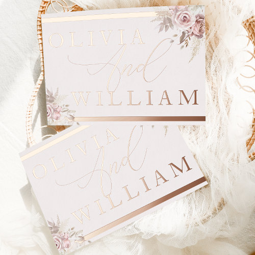 Foil Invitation