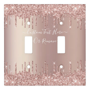 blush pink light switch cover