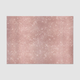 Rose Gold Blush Metallic Powder Glitter Spark Lux Tissue Paper