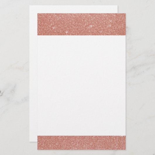 Rose Gold -Blush Pink Glitter and Sparkle (Front/Back)