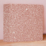 Rose Gold -Blush Pink Glitter and Sparkle 3 Ring Binder<br><div class="desc">Blush Pink - Rose Gold Faux Glitter and Sparkle makes the perfect girly back to school binder.</div>