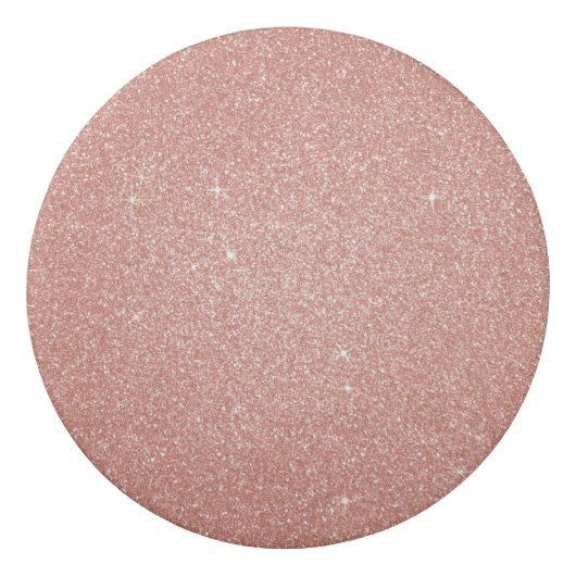 Rose Gold -Blush Pink Glitter and Sparkle Eraser (Front)