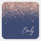 glam pink blue and gold glitter brush strokes HTV or adhesive