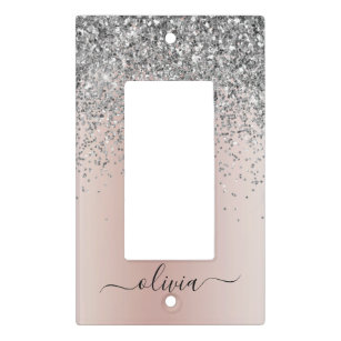 blush pink light switch cover