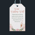 Rose Gold Brunch Bubbly Bridal Wine Wishing Well Gift Tags<br><div class="desc">Rose Gold Brunch Bubbly Bridal Wine Wishing Well Gift Tags

This bridal shower favor tag features a faux rose gold heading and and a floral arrangement is various shades of pinks and faux rose gold glitter.</div>
