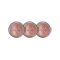 Rose Gold Brushed Metal Glitter Monogram Name