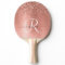 Rose Gold Brushed Metal Glitter Monogram Name