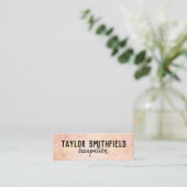 rose gold business card (Standing Front)