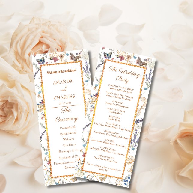 Rose Gold Butterfly Garden Flat Program (Creator Uploaded)