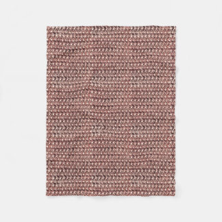 Rose Gold Chainmail Pink Metal Armor Metallic Look Fleece Blanket