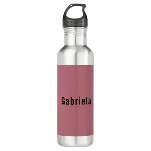Rose Gold Color Professional Trendy Modern Plain Stainless Steel Water Bottle