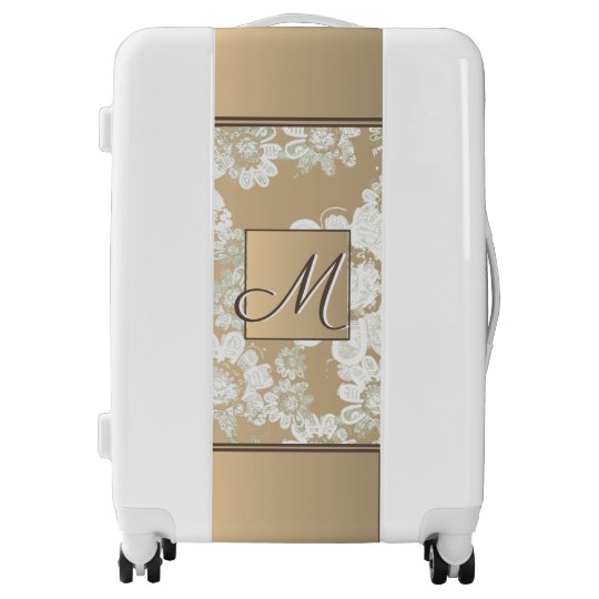 it luggage rose gold floral