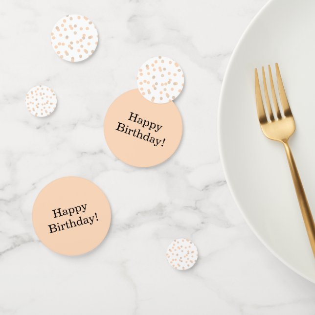 Rose Gold Confetti Birthday Party (Group)