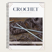 Rose Gold Crochet Planner