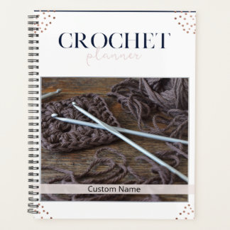Rose Gold Crochet Planner