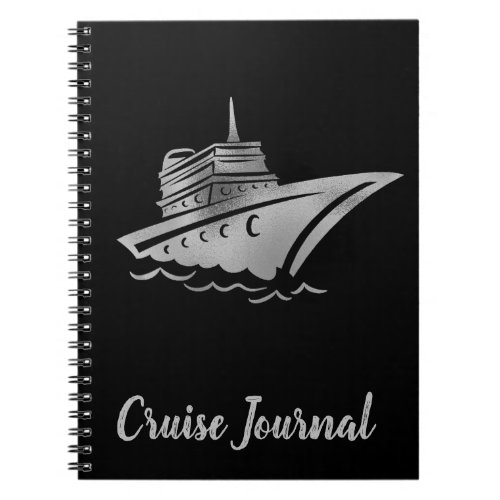 Rose Gold Cruise Ship Vacation Journal 