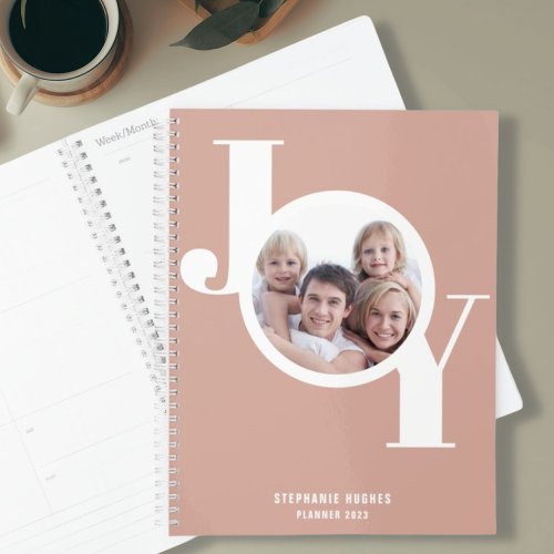 Rose Gold Custom Photo Planner