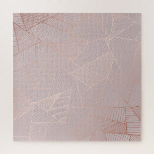 Rose gold decorative background, elegant. jigsaw puzzle