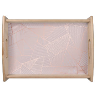 Rose gold decorative background, elegant. serving tray