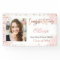 Rose Gold Dots Graduate Photo Graduation Party