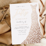 Rose Gold Dress Fabulous 50th Birthday Party Foil Invitation<br><div class="desc">Rose Gold Dress Fabulous 50th Birthday Party Foil Invitation
Fifty & Fabulous

See other invitations in our Niche and Nest Store</div>