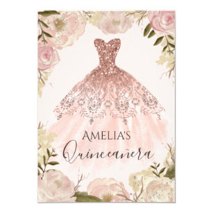 quinceañera invitations zazzle