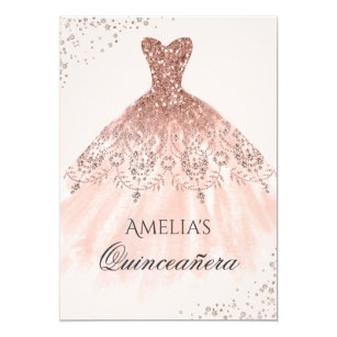 quinceañera invitations zazzle