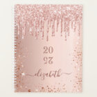 Rose gold drips blush name 2026
