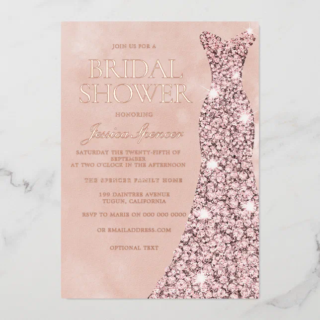 rose gold bridal shower dress Rose Gold Dresses for Prom, Evening and Wedding