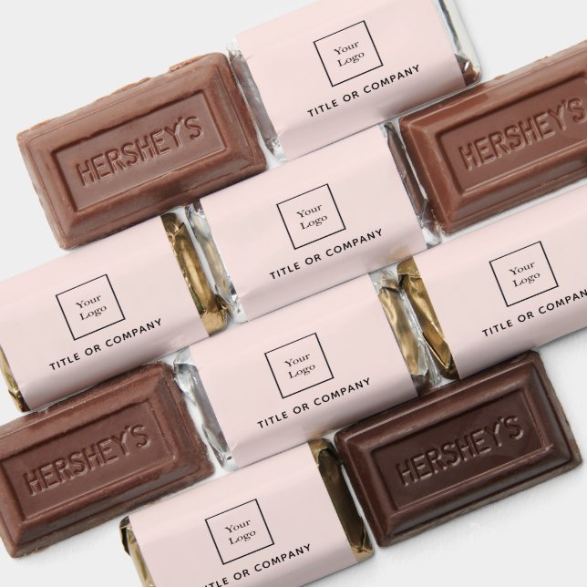 Rose gold elegant business logo hershey's miniatures (Assorted)